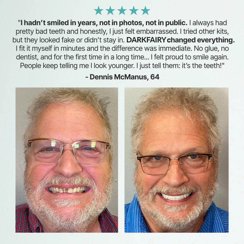 💥DarkFairy™ Custom-Fit Dentures — Designed for Comfort and a Natural-Looking Smile