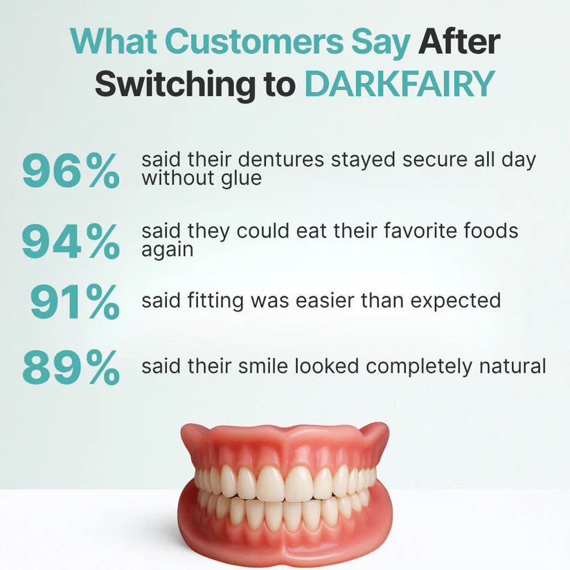 💥DarkFairy™ Custom-Fit Dentures — Designed for Comfort and a Natural-Looking Smile