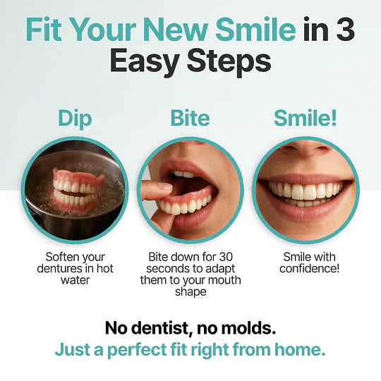 ✅🦷 HazyGalaxy™ Custom-Fit Dentures ⏰ ENDS TODAY   70% OFF | Smile with Confidence